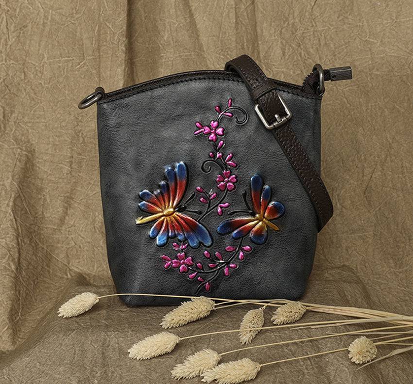 Leather Small Crossbody Bag For Women Mini iPhone Purse - Rosetta Creative Boutique